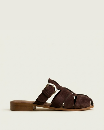ASRA · Sandales en daim · Marron