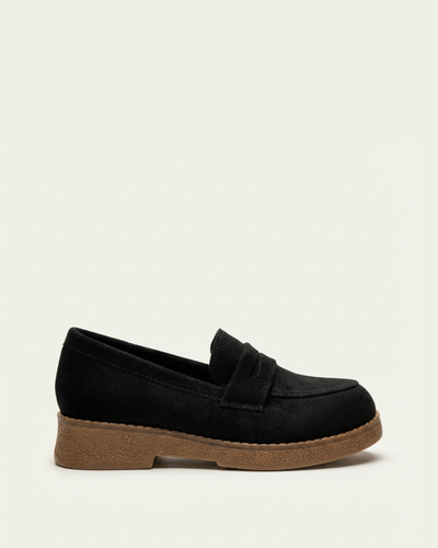AYLAL · Mocassins en suédine · Noir