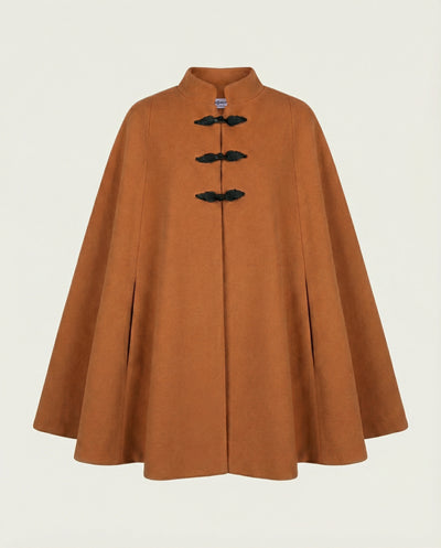 ABRID · Cape col Mao en coton · Terracotta