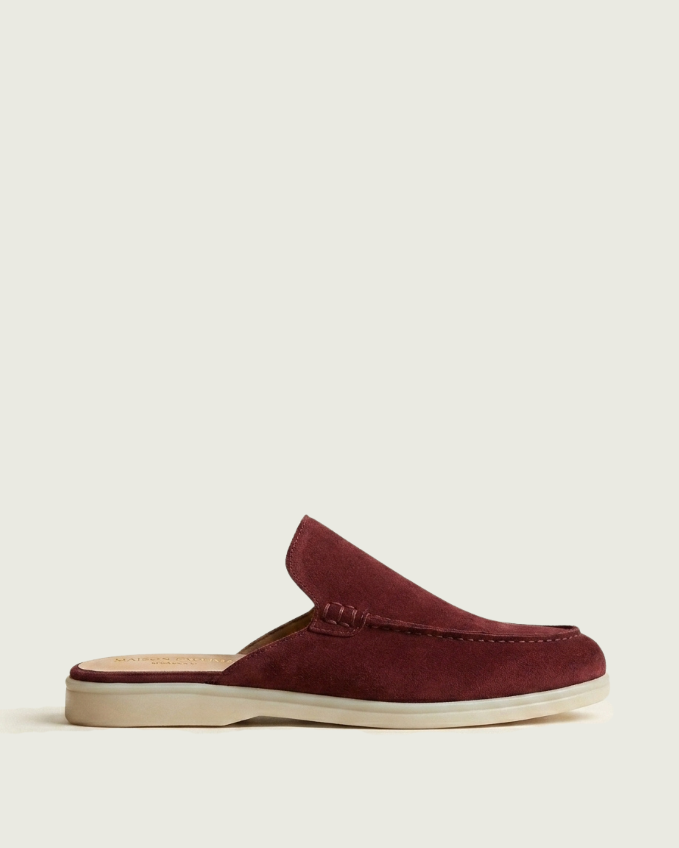 Mules en Daim Burgundy - Azru