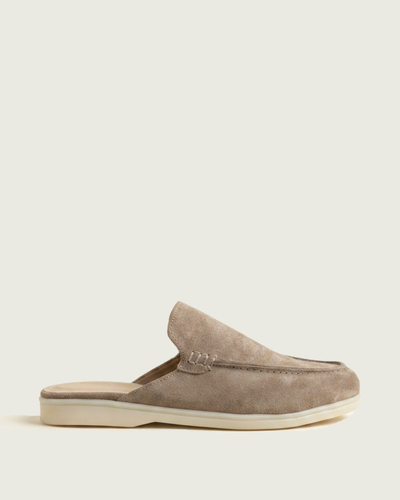 AZRU · Mules en daim · Taupe