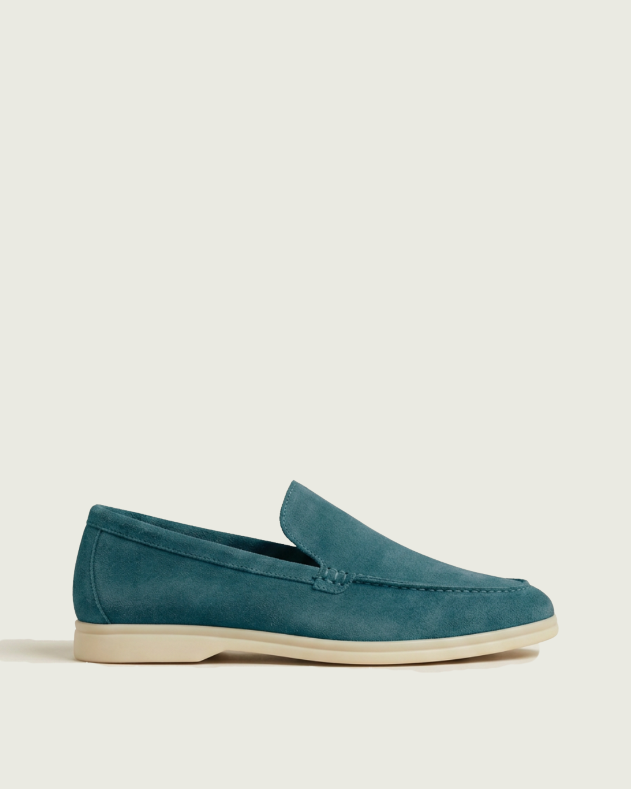 Mocassins en Daim Bleu Pétrole - Izem