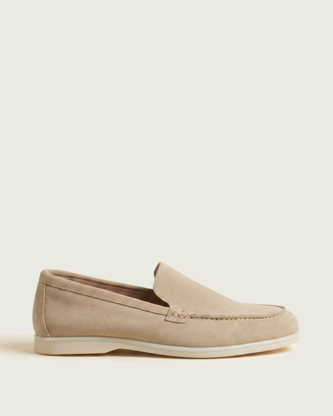 Mocassins pour hommes en daim beige clair - Izem