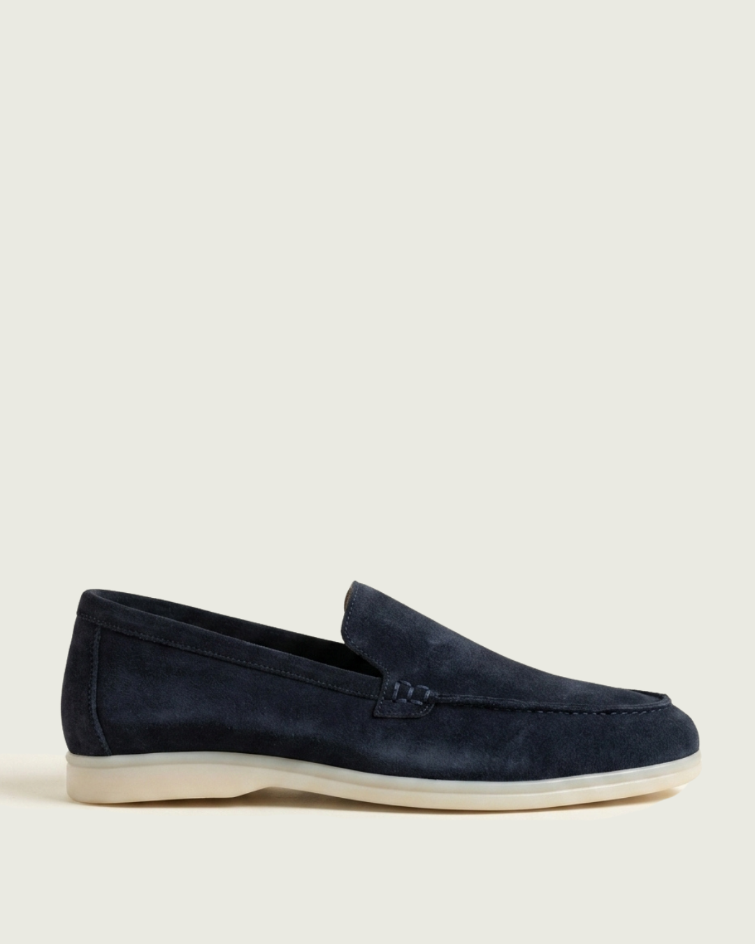 Mocassins pour hommes en daim Bleu Marine - Izem