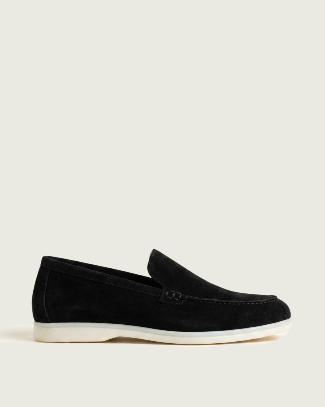 Mocassins pour hommes en daim Noir - Izem