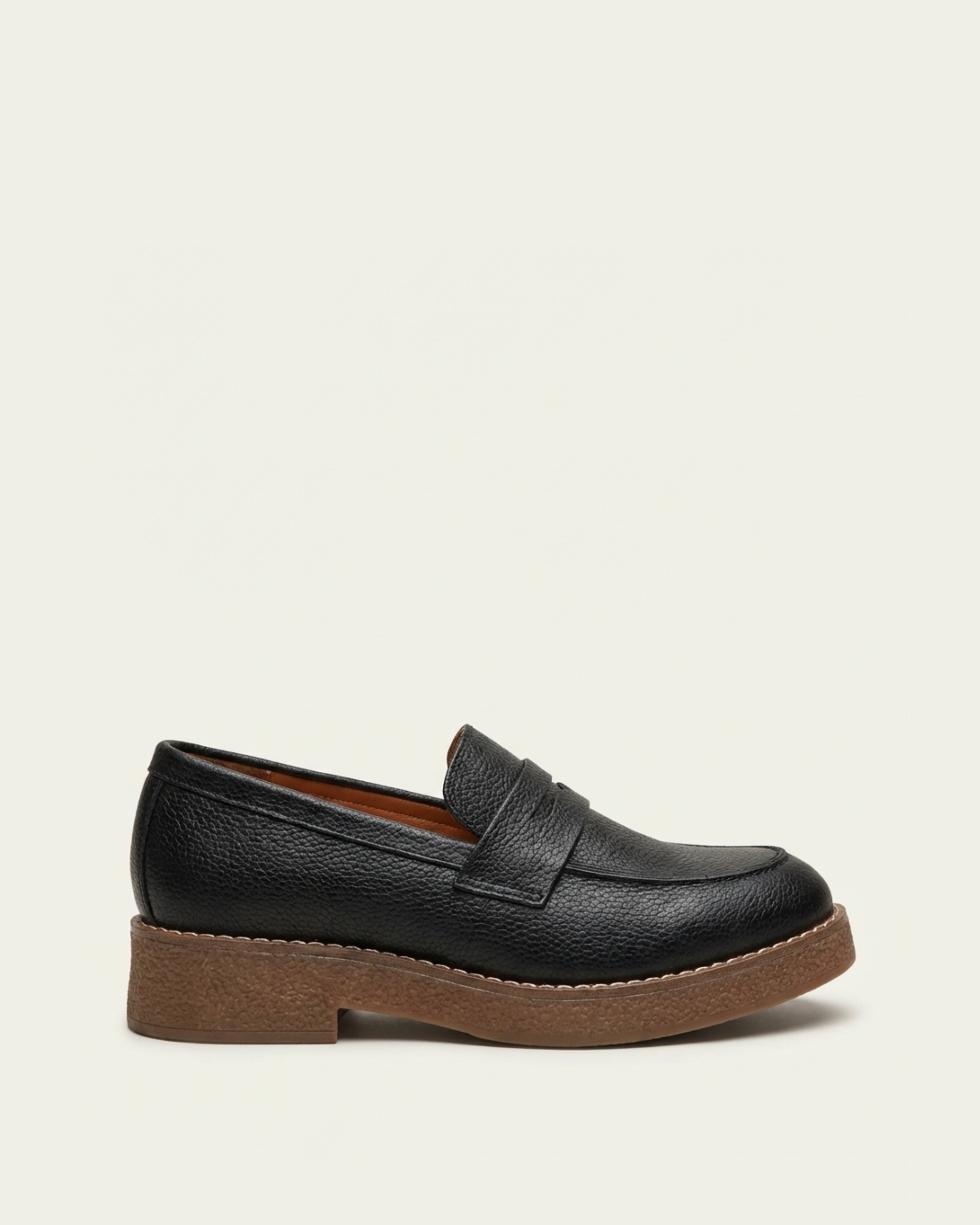 Mocassins Femme en Cuir Noir - Aksil