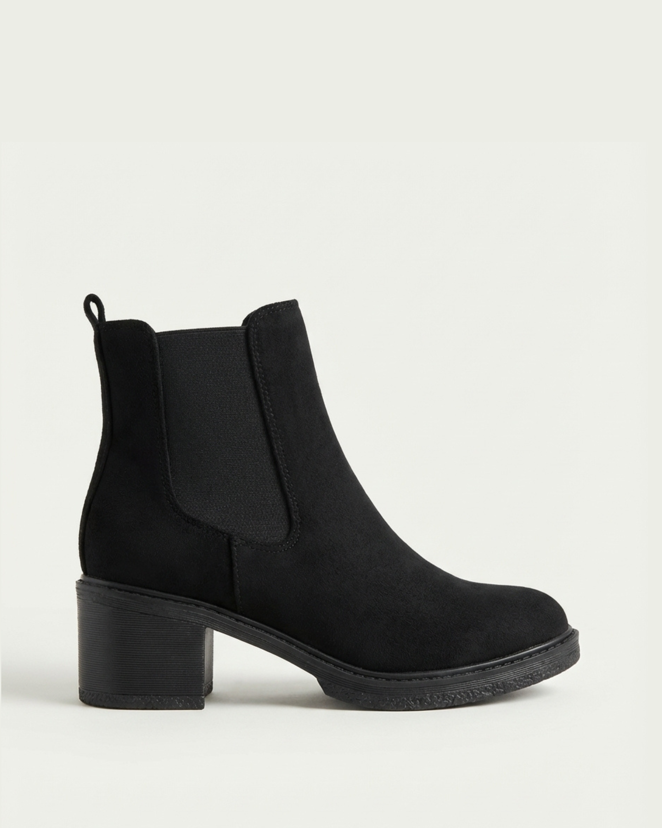 Bottines Chelsea Femme à Talon Noir - Isli