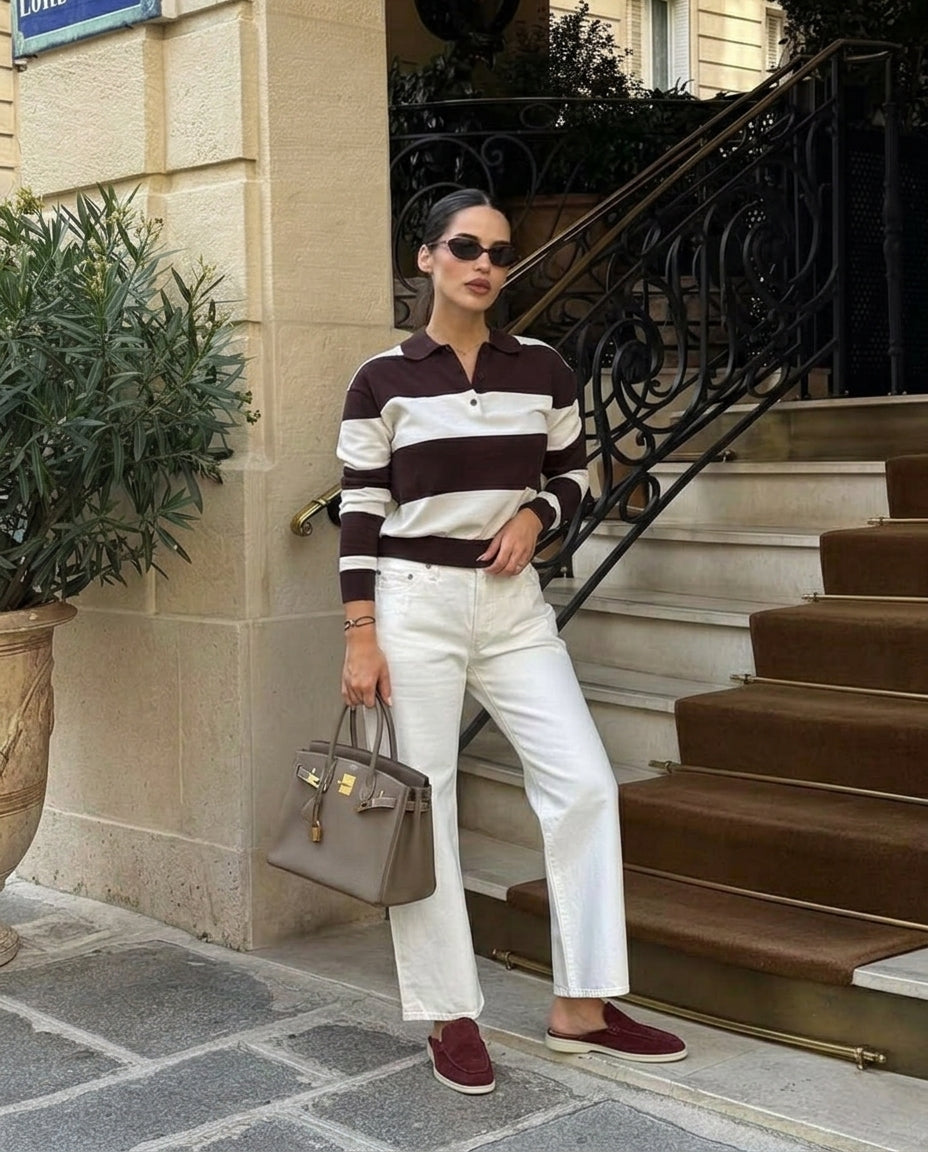 Mules en Daim Burgundy - Azru