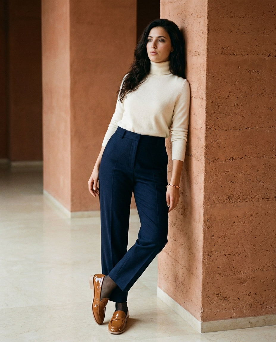 Mocassins Femme Vernis Caramel - Anir