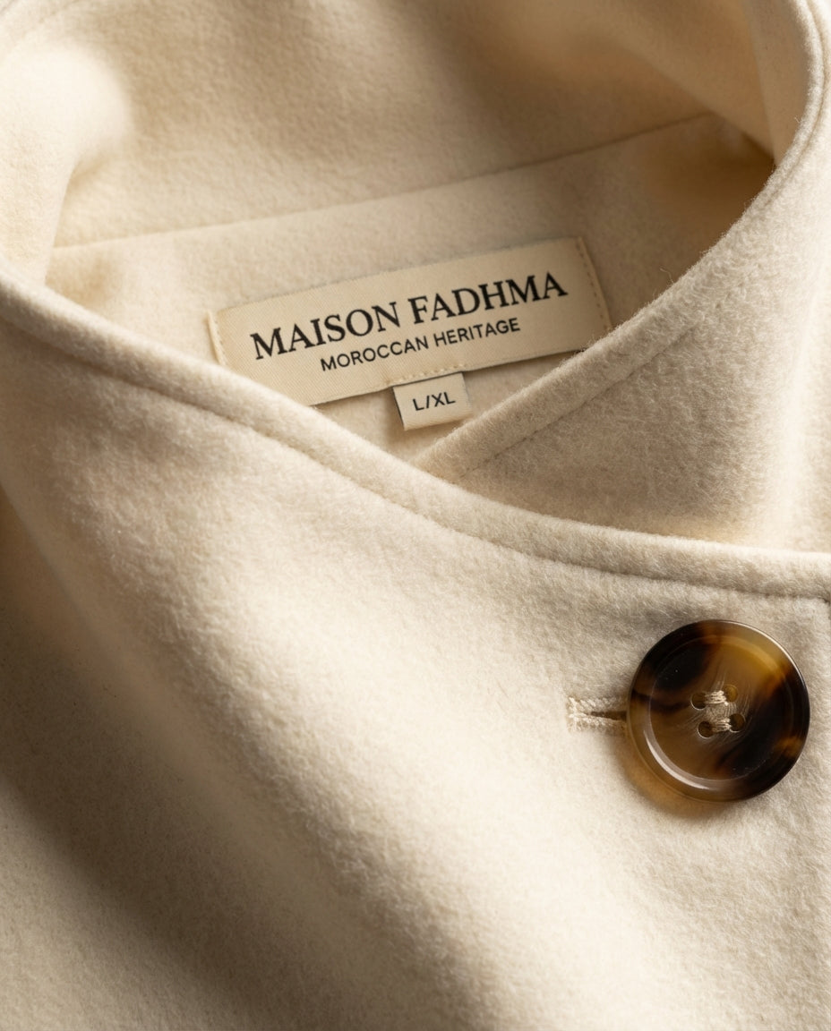 Veste courte Blanc Cassé - Tanirt