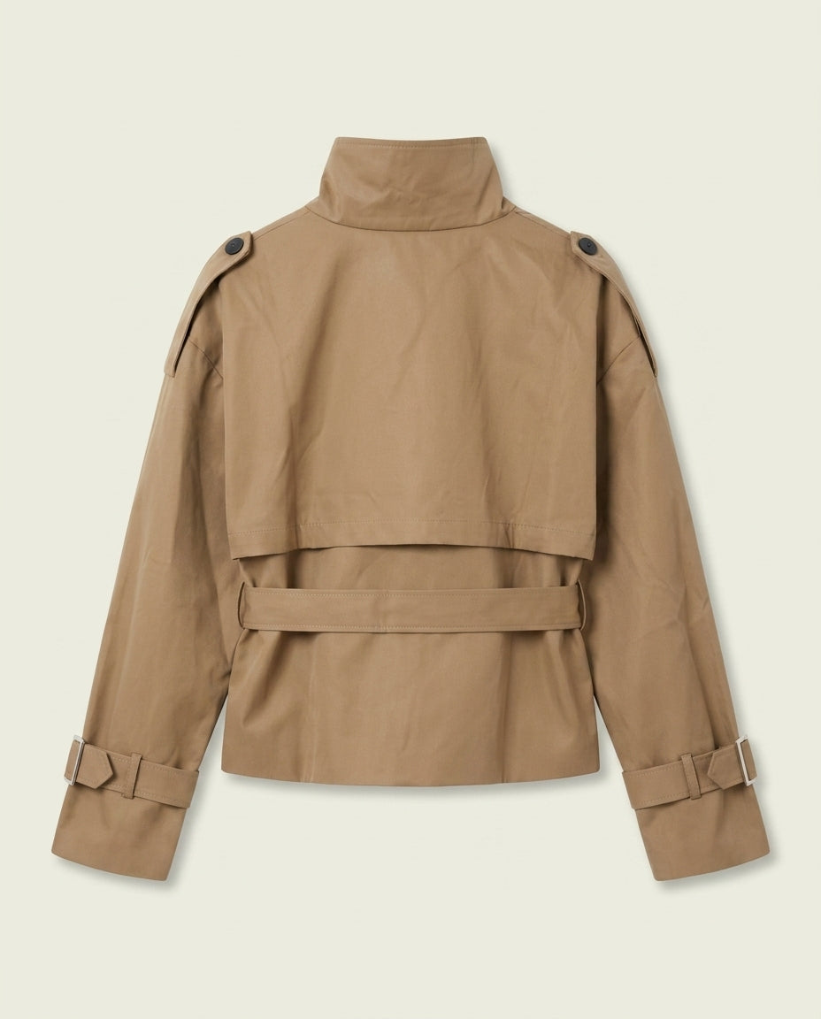 Mini Trench Taupe - Iman