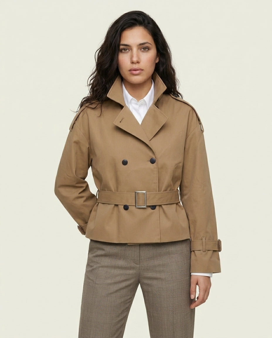 Mini Trench Taupe - Iman