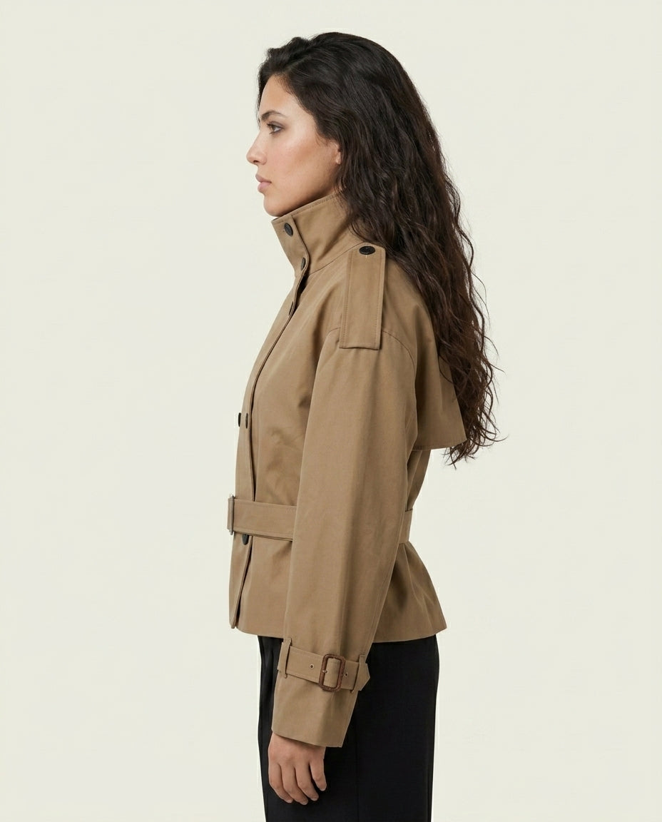 Mini Trench Taupe - Iman