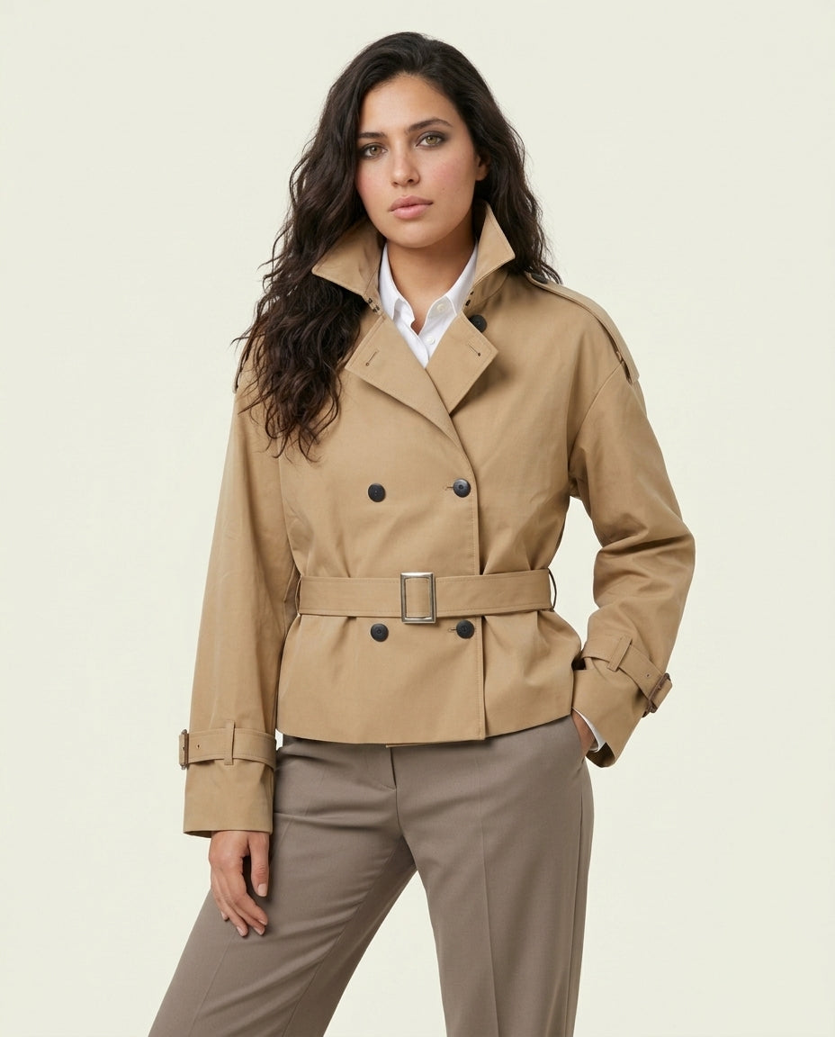 Mini Trench Beige Sable - Iman