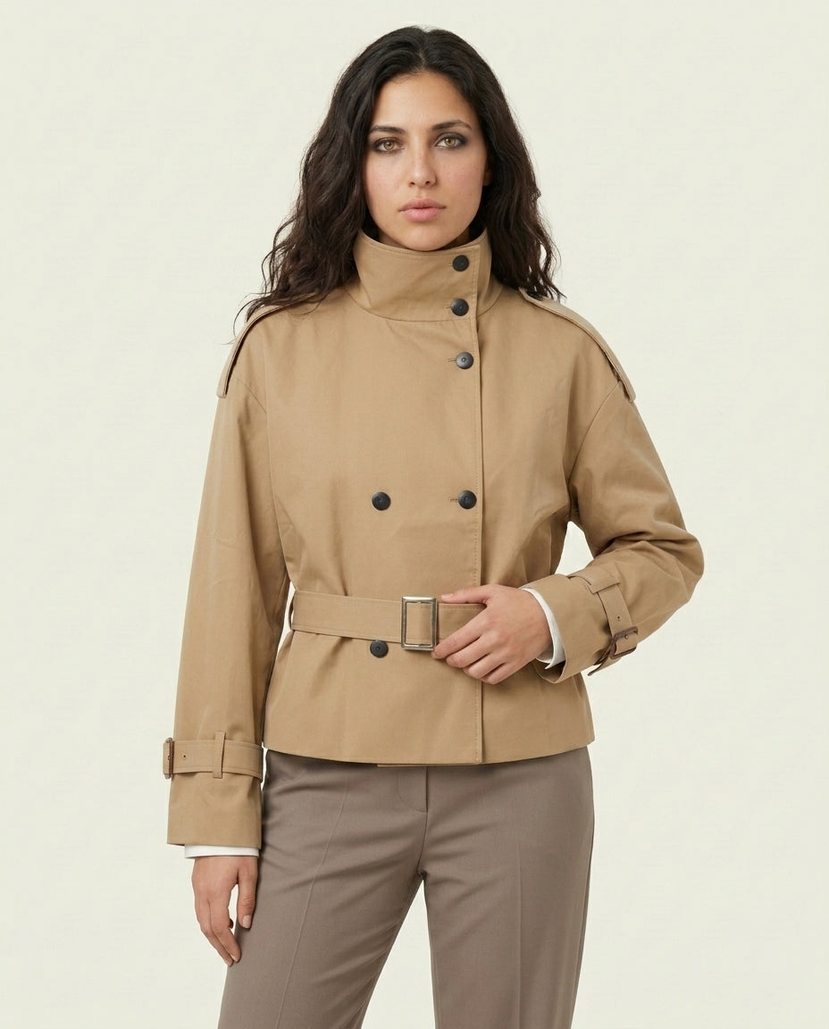 Mini Trench Beige Sable - Iman