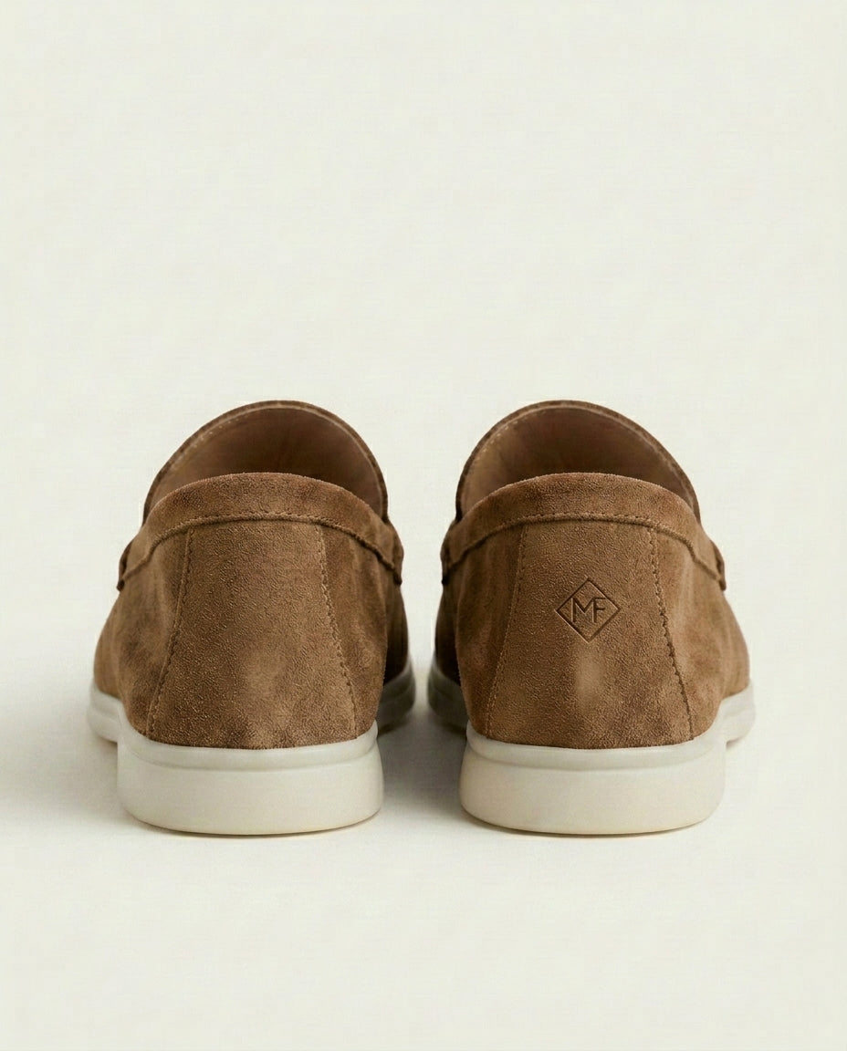 Mocassins en Daim Marron Chaud - Izem
