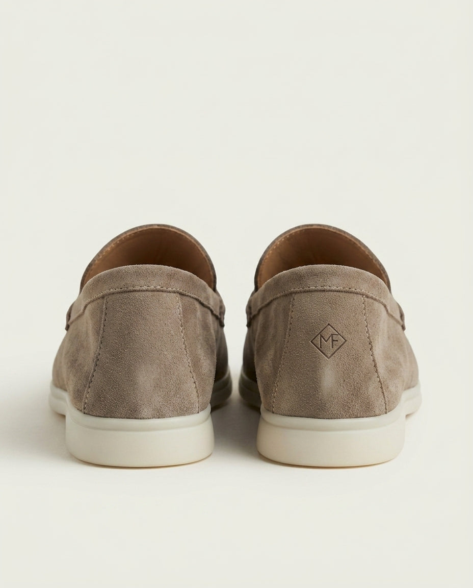 Mocassins en Daim Taupe chaud - Izem