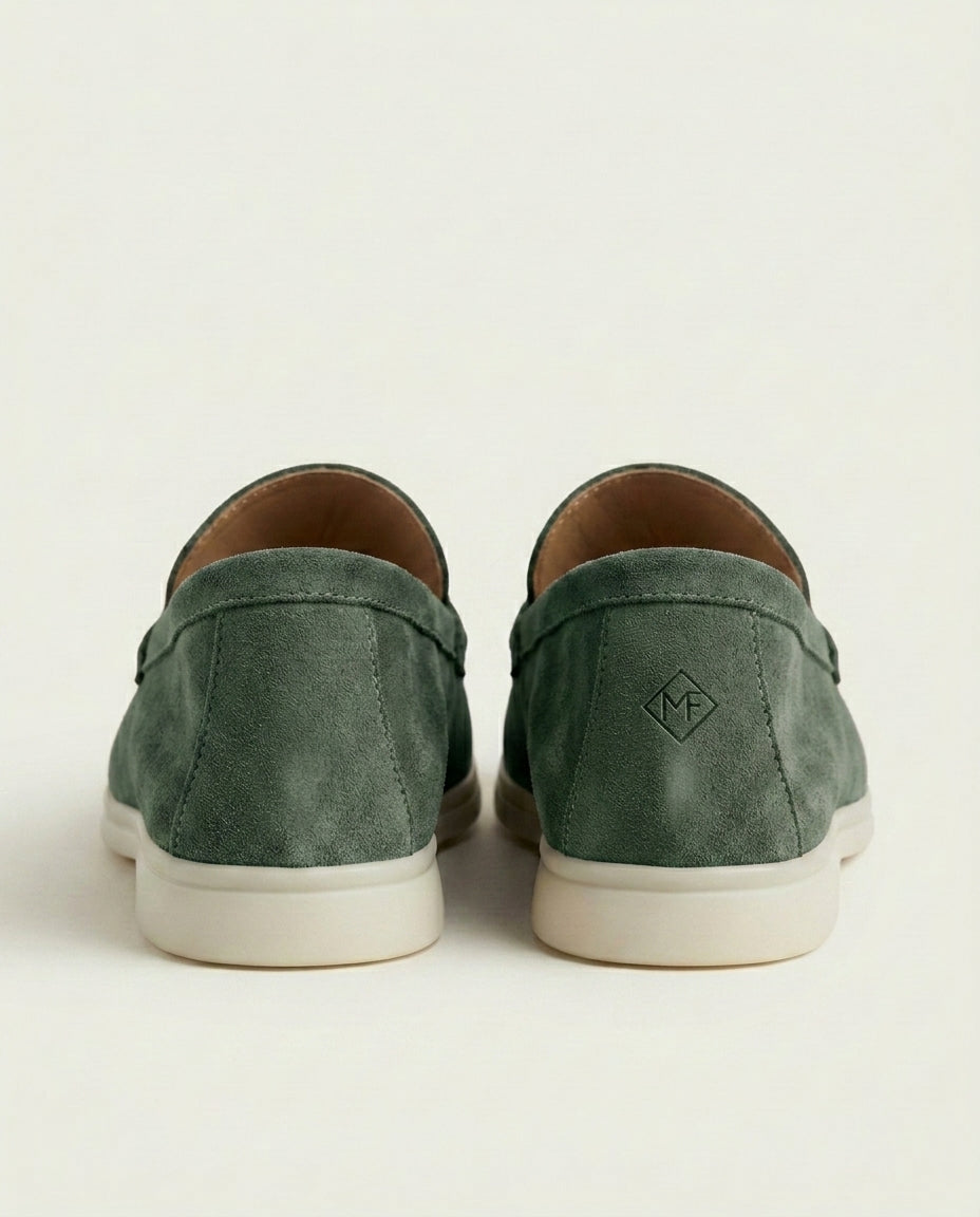 Mocassins en Daim Vert Forêt - Izem