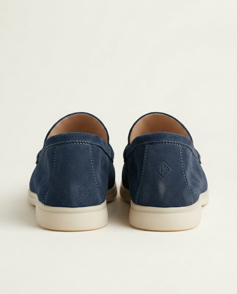 Mocassins en Daim Bleu Marine - Izem