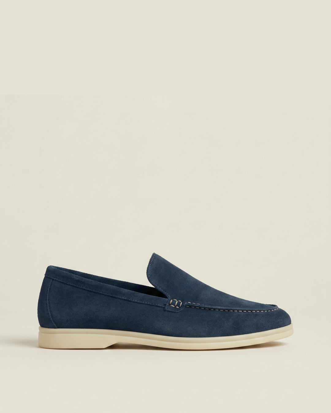 Mocassins en Daim Bleu Marine - Izem
