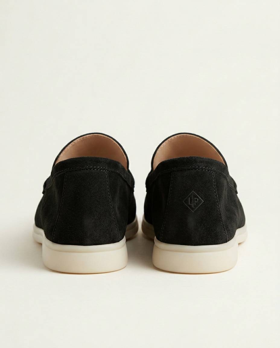 Mocassins en Daim Noir Profond - Izem