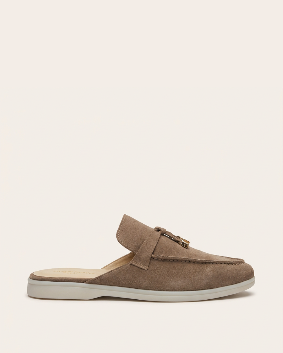 Mules en Daim Taupe Clair - Tayri