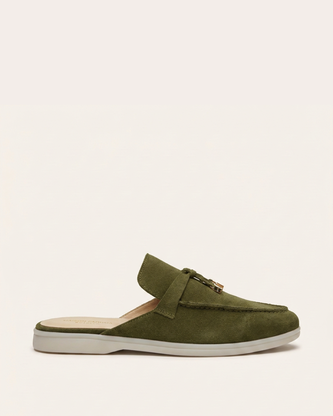 Mules en Daim Vert Kaki - Tayri